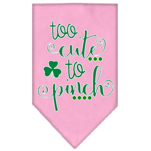 “Too Cute To Pinch” Cotton Pet Bandana from As You Wish Apparel – St. Patrick’s Day Dog Bandana