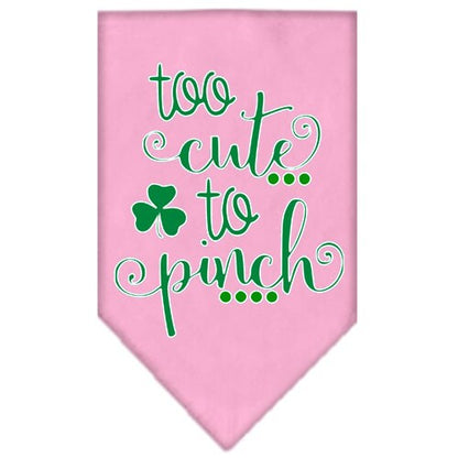 “Too Cute To Pinch” Cotton Pet Bandana from As You Wish Apparel – St. Patrick’s Day Dog Bandana