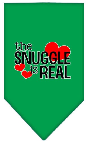 “The Snuggle Is Real” Cotton Pet Bandana from As You Wish Apparel – Dog Comfort Bandana