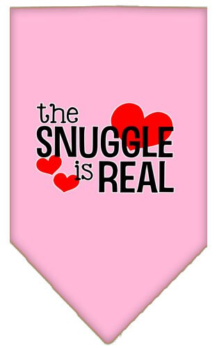 “The Snuggle Is Real” Cotton Pet Bandana from As You Wish Apparel – Dog Comfort Bandana
