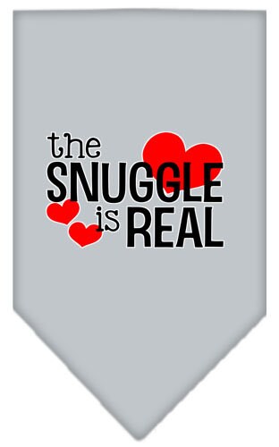 “The Snuggle Is Real” Cotton Pet Bandana from As You Wish Apparel – Dog Comfort Bandana