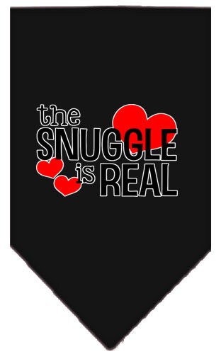 “The Snuggle Is Real” Cotton Pet Bandana from As You Wish Apparel – Dog Comfort Bandana