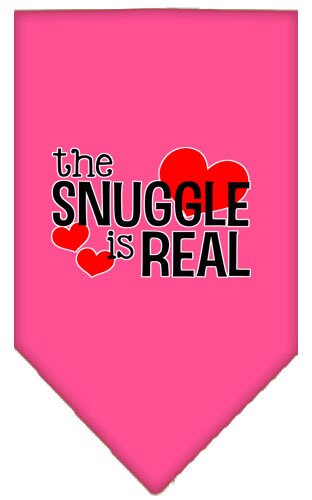“The Snuggle Is Real” Cotton Pet Bandana from As You Wish Apparel – Dog Comfort Bandana