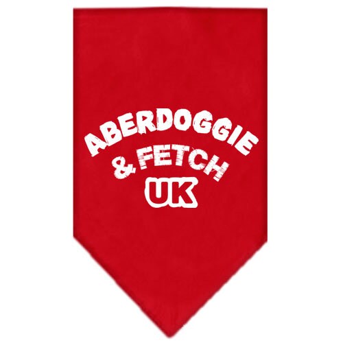 “Aberdoggie & Fetch UK” Cotton Pet Bandana from As You Wish Apparel – Dog Fashion Bandana