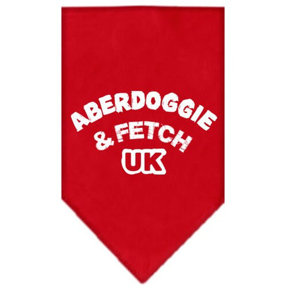 “Aberdoggie & Fetch UK” Cotton Pet Bandana from As You Wish Apparel – Dog Fashion Bandana