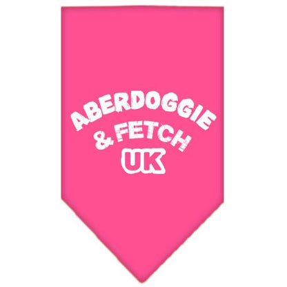 “Aberdoggie & Fetch UK” Cotton Pet Bandana from As You Wish Apparel – Dog Fashion Bandana