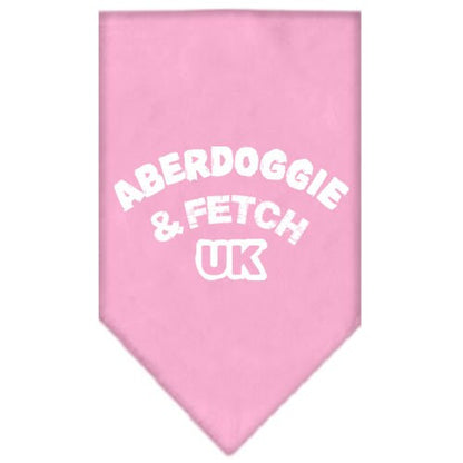 “Aberdoggie & Fetch UK” Cotton Pet Bandana from As You Wish Apparel – Dog Fashion Bandana
