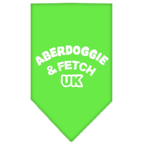 “Aberdoggie & Fetch UK” Cotton Pet Bandana from As You Wish Apparel – Dog Fashion Bandana