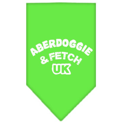 “Aberdoggie & Fetch UK” Cotton Pet Bandana from As You Wish Apparel – Dog Fashion Bandana