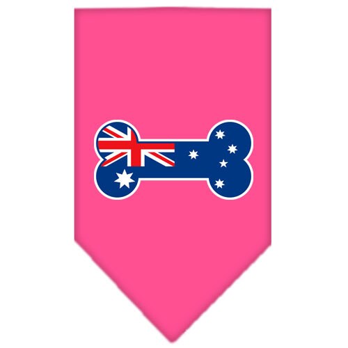 Bone Shaped Australian Flag Cotton Pet Bandana from As You Wish Apparel – Dog Fashion Bandana