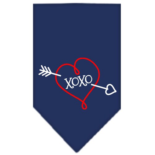 “XOXO” Cotton Pet Bandana from As You Wish Apparel – Dog Love Bandana