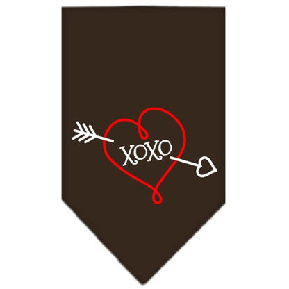 “XOXO” Cotton Pet Bandana from As You Wish Apparel – Dog Love Bandana