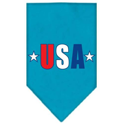 “USA Star” Cotton Pet Bandana from As You Wish Apparel – Patriotic Dog Bandana