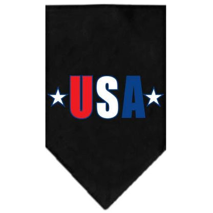 “USA Star” Cotton Pet Bandana from As You Wish Apparel – Patriotic Dog Bandana