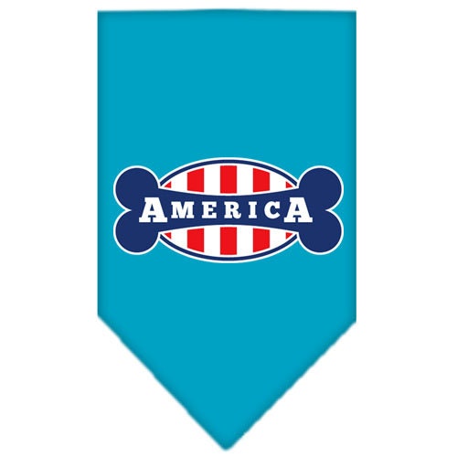 “Bonely In America” Cotton Pet Bandana from As You Wish Apparel – Patriotic Dog Bandana