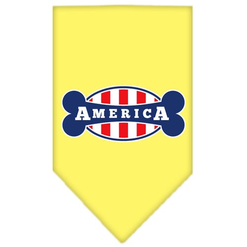 “Bonely In America” Cotton Pet Bandana from As You Wish Apparel – Patriotic Dog Bandana