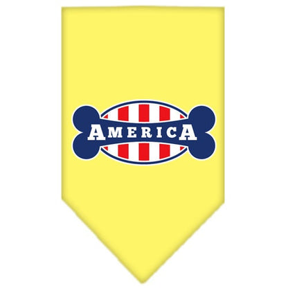“Bonely In America” Cotton Pet Bandana from As You Wish Apparel – Patriotic Dog Bandana