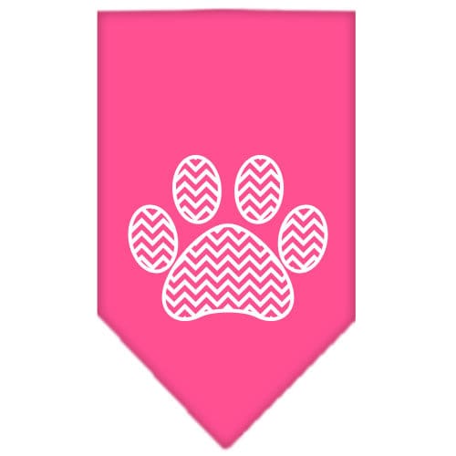“Chevron Paw” Cotton Pet Bandana from As You Wish Apparel – Dog Fashion Bandana