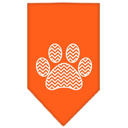 “Chevron Paw” Cotton Pet Bandana from As You Wish Apparel – Dog Fashion Bandana