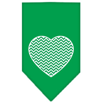 “Chevron Heart” Cotton Pet Bandana from As You Wish Apparel – Dog Fashion Bandana