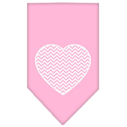 “Chevron Heart” Cotton Pet Bandana from As You Wish Apparel – Dog Fashion Bandana