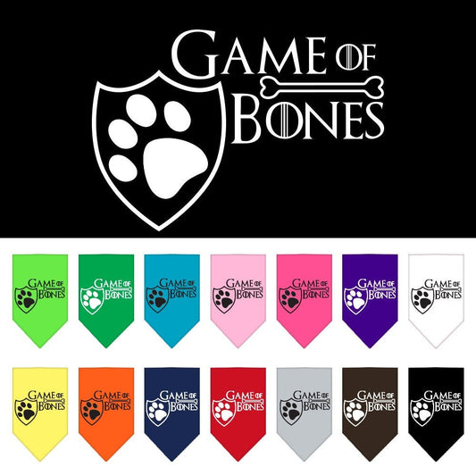Game of Bones Cotton Pet Bandana from As You Wish Apparel – Dog Fashion Bandana
