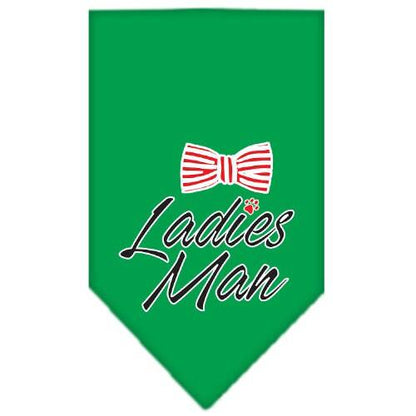 “Ladies Man” Cotton Pet Bandana from As You Wish Apparel – Dog Humor Bandana