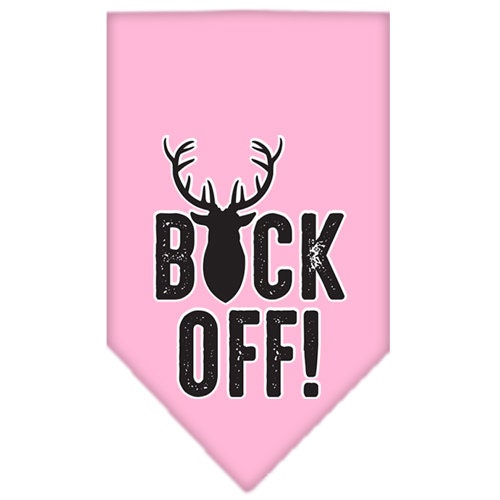 “Buck Off” Cotton Pet Bandana from As You Wish Apparel – Dog Humor Bandana