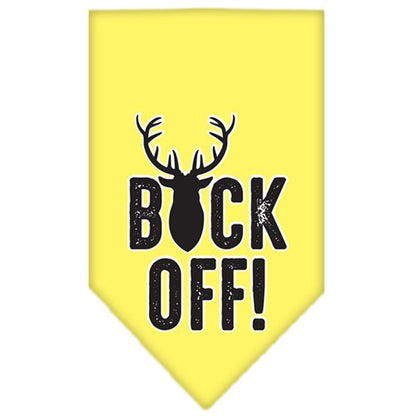 “Buck Off” Cotton Pet Bandana from As You Wish Apparel – Dog Humor Bandana