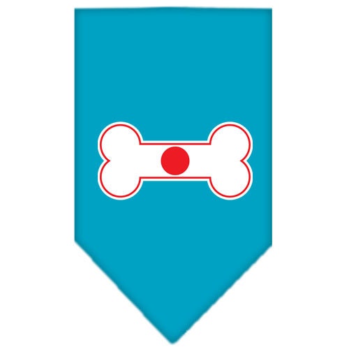 “Bone Shaped Flag Japan” Cotton Pet Bandana from As You Wish Apparel – International Pride Dog Bandana