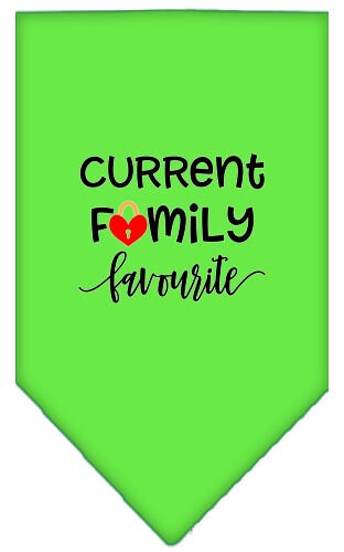“Family Favorite” Cotton Pet Bandana from As You Wish Apparel – Dog Family Bandana
