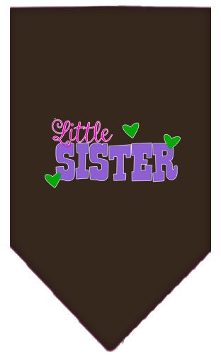 “Little Sister” Cotton Pet Bandana from As You Wish Apparel – Family Dog Bandana