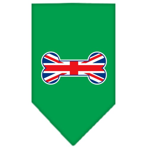 Bone Shaped UK Flag Cotton Pet Bandana from As You Wish Apparel – Dog Fashion Bandana