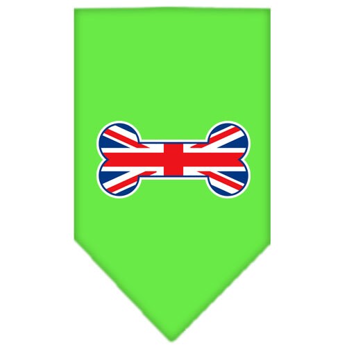 Bone Shaped UK Flag Cotton Pet Bandana from As You Wish Apparel – Dog Fashion Bandana