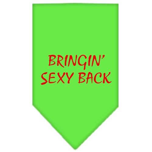 “Bringin Sexy Back” Cotton Pet Bandana from As You Wish Apparel – Dog Humor Bandana