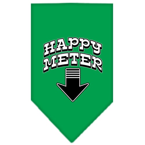 “Happy Meter” Cotton Pet Bandana from As You Wish Apparel – Dog Humor Bandana