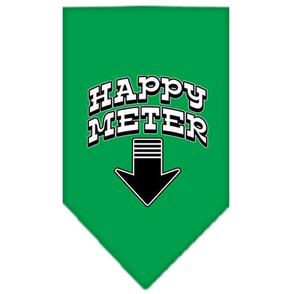 “Happy Meter” Cotton Pet Bandana from As You Wish Apparel – Dog Humor Bandana