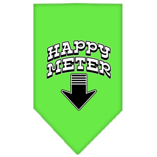 “Happy Meter” Cotton Pet Bandana from As You Wish Apparel – Dog Humor Bandana