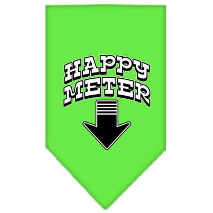 “Happy Meter” Cotton Pet Bandana from As You Wish Apparel – Dog Humor Bandana