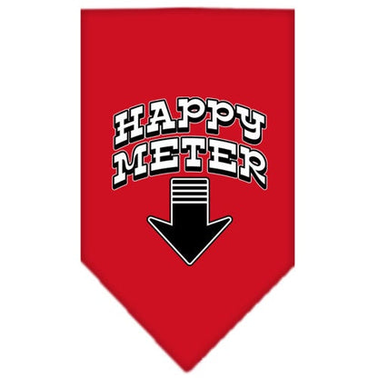 “Happy Meter” Cotton Pet Bandana from As You Wish Apparel – Dog Humor Bandana