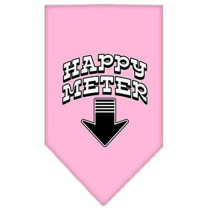 “Happy Meter” Cotton Pet Bandana from As You Wish Apparel – Dog Humor Bandana
