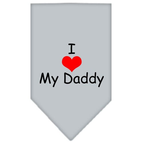 “I Love My Daddy” Cotton Pet Bandana from As You Wish Apparel – Dog Love Bandana