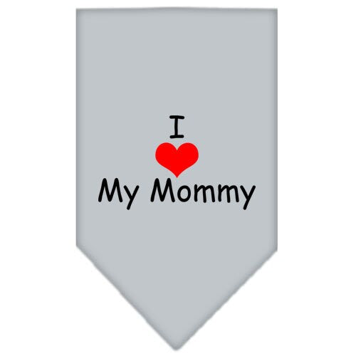 “I Love My Mommy” Cotton Pet Bandana from As You Wish Apparel – Dog Love Bandana