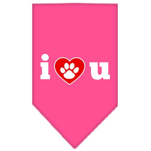 “I Love You” Cotton Pet Bandana from As You Wish Apparel – Dog Love Bandana