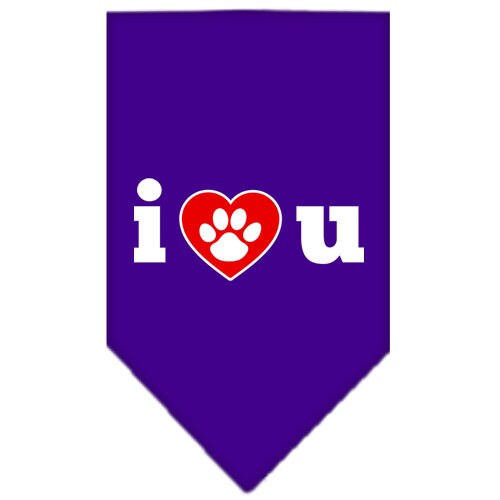 “I Love You” Cotton Pet Bandana from As You Wish Apparel – Dog Love Bandana