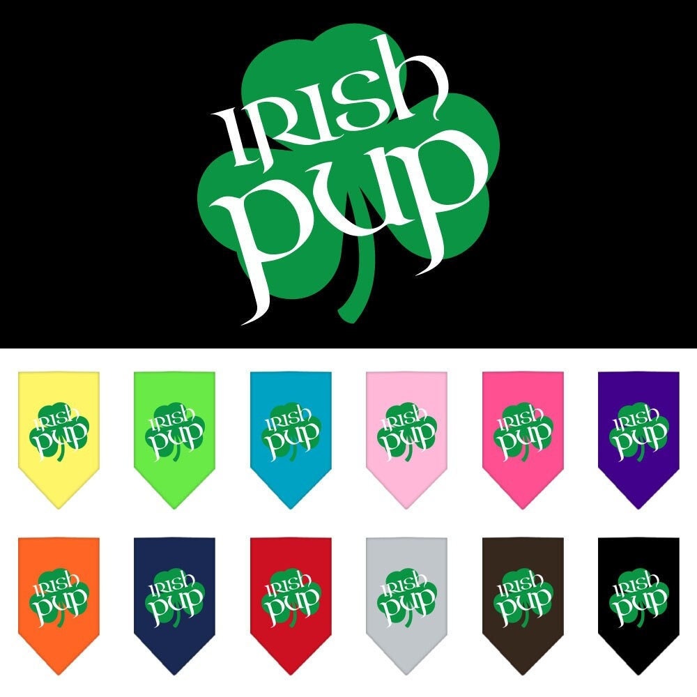 “Irish Pup” Cotton Pet Bandana from As You Wish Apparel – St. Patrick’s Day Dog Bandana