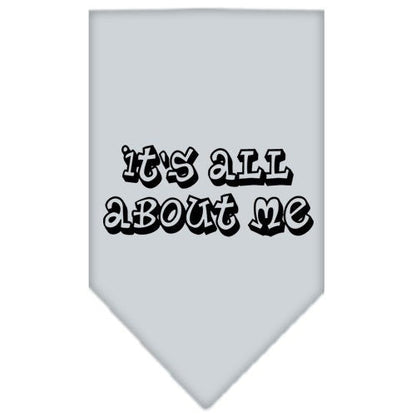 “It’s All About Me” Cotton Pet Bandana from As You Wish Apparel – Dog Humor Bandana