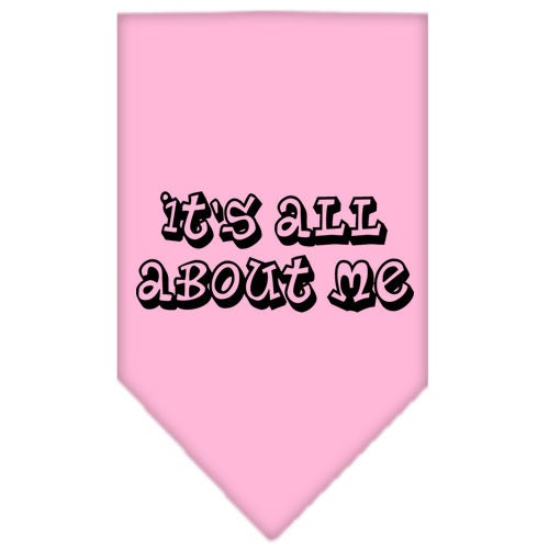 “It’s All About Me” Cotton Pet Bandana from As You Wish Apparel – Dog Humor Bandana