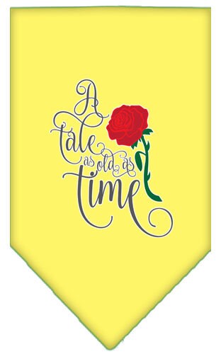 “Timeless Tale” Cotton Pet Bandana from As You Wish Apparel – Dog Style Bandana