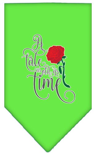 “Timeless Tale” Cotton Pet Bandana from As You Wish Apparel – Dog Style Bandana